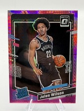 2023-24 Panini Donruss Optic - Rated Rookie Jalen Wilson #206 Pink Hyper...