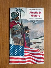 Great Moments In American History Booklet Humble Oil And Refining Co Vintage
