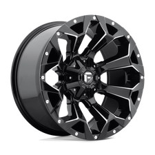 22x10 Fuel Wheels D576 Assault Gloss Black Milled Rims 6x139.7 Et-18 1pc 22x10 Fuel Wheels D576 Assault Gloss Black Milled Rims 6x139.7 Et-18 1pc