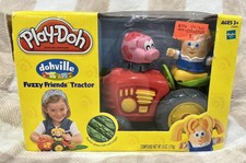 PLAY DOH Dohville Fuzzy Friends Tractor 2003 ...