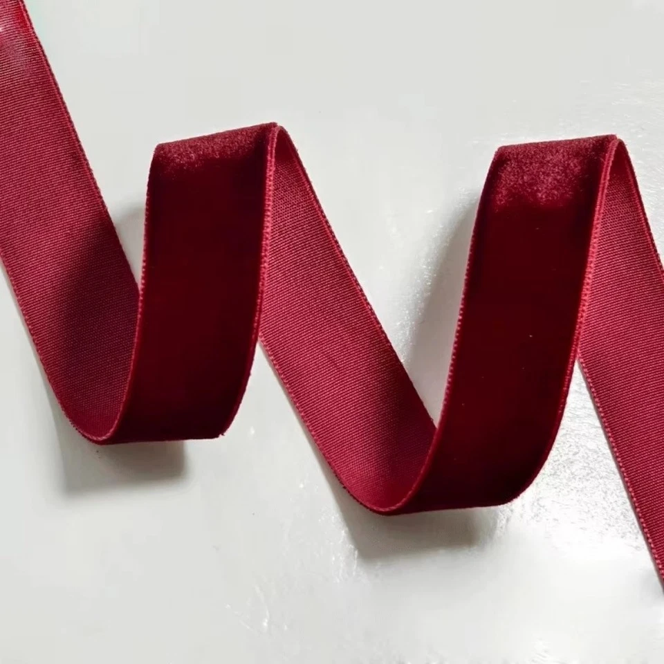 6/10/15/20/25/40mm Velvet Ribbon Velour Ribbons  Bow Flower Bouquet - image 4 of 4