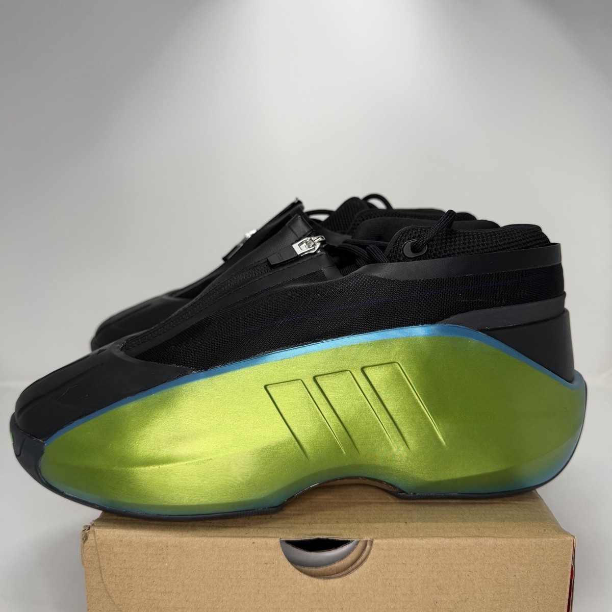adidas Crazy IIInfinity Lace Up Golblin Green Sneakers Shoes Mens 8 JI0852 NWOB Adidas Crazy Infinity  main image 3
