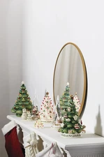 Lenox 890573 Treasured Traditions Green Light-Up Tree Figurine Christmas Holiday