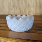 Vintage Westmoreland English Hobnail Milk Glass Open Salts Cellars