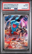 Pokémon Team Rockets Woingenau SVP 203 / Deutsch / Promo / PSA 8
