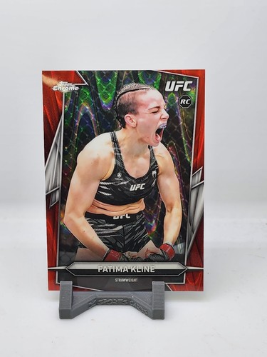 2026 Topps Chrome UFC Rookie Fatima Kline Red Refractor 2/5