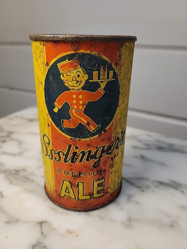 Esslinger’s Premium Ale Flat Top Beer Can Brewing Company Philadelphia  ID: BC-2