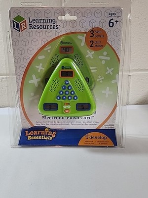 Learning Resources Minute Math Electronic Flash Card Ages 7-10 Grades 1-4