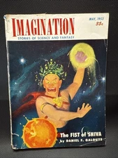 Imagination Stories of Science and Fantasy Magazine Fist Of Shiva Galouye May 53