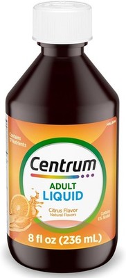 Centrum Liquid Multivitamin For Adults 8 Fl Oz Citrus Flavor Immune Support