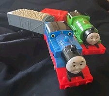 4 Lot Thomas  Friends Trackmaster Motorized Engine Talking Thomas Percy Works