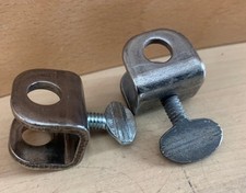 Cowbell Post Clamp Pressure Plate Holder Mount Parts Lot of 2x 3/8" Diameter