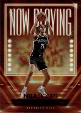 2023-24 Hoops Noah Clowney #27 Now Playing Holo Brooklyn Nets 4B