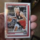 2025-26 Panini Donruss Spud Webb #145 SP White Velocity #29/35  Atlanta Hawks
