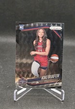 2025 Panini Prizm WNBA #149 Kiki Iriafen RC Swirl Prizm Mystics Rookie 
