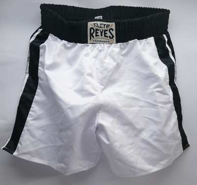 Cleto Reyes Boxershorts Satin Schwarz/Weiß XL