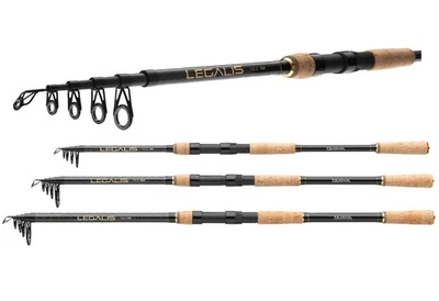 Daiwa Legalis Tele Spin Canne Téléscopique Carbone 2,40m-3,60m 6 brins - Photo 1/3