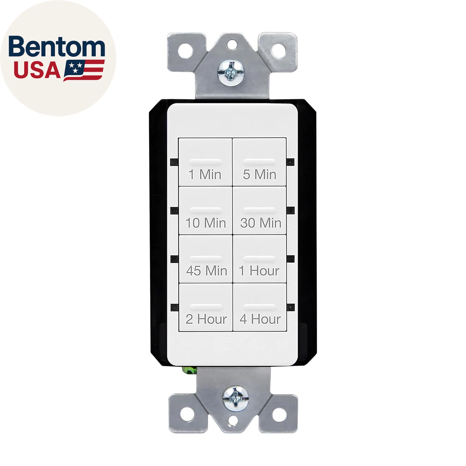 Countdown Timer Switch, Bathroom Timer Switch for Fans, Lights, Ventilation, 1-5