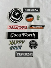 Skateboard Sticker Lot Foundation Psockadelic Good Worth Happy Hour Bronson