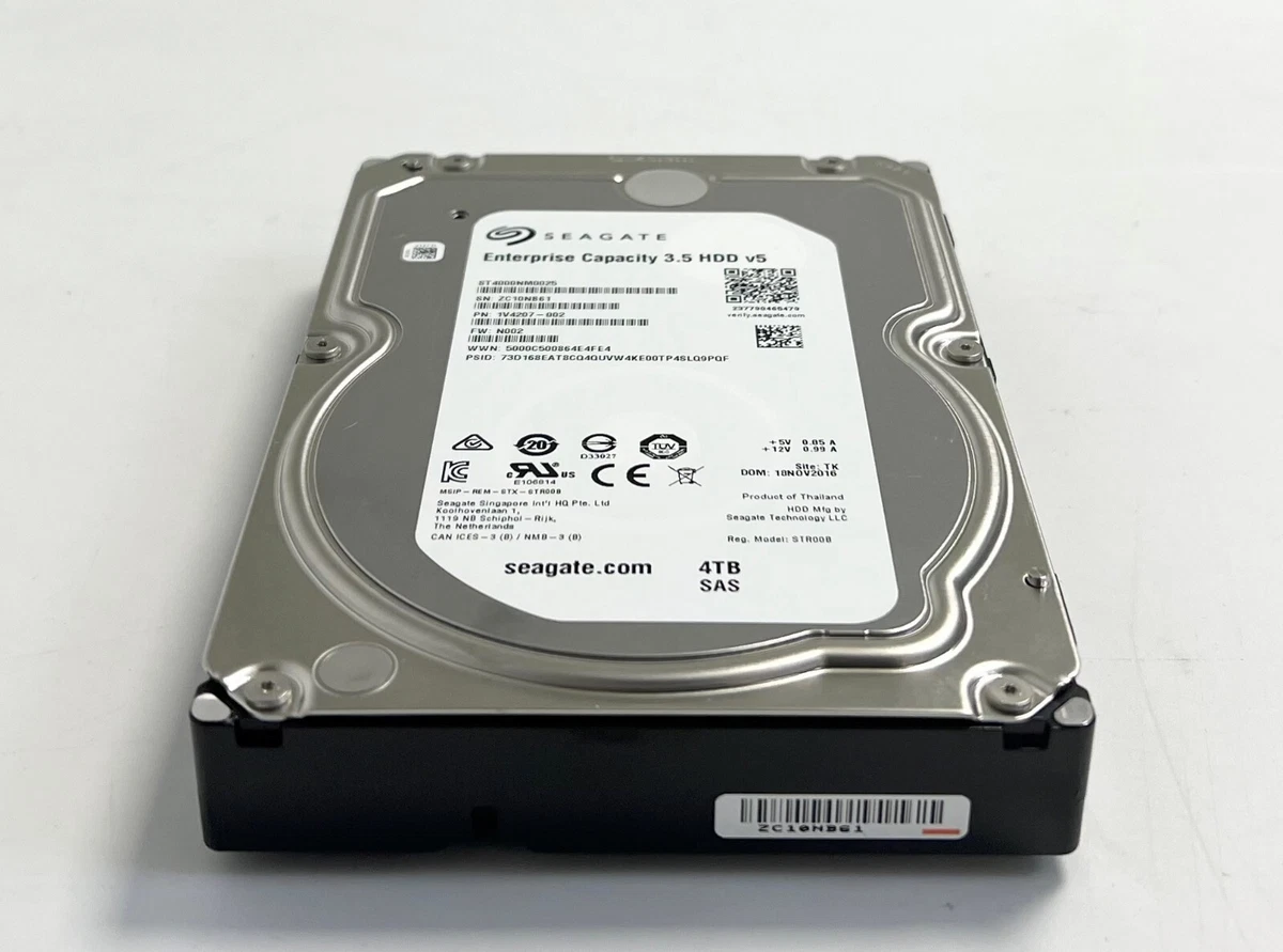 LOT OF 10 SEAGATE 4TB 7.2K 3.5 SAS EMC ST4000NM0063 ES.3 SED LOT OF 10 SEAGATE 4TB 7.2K 3.5 SAS EMC ST4000NM0063 ES.3 SED