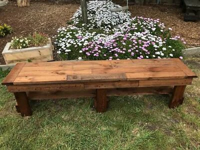 Bench Seat Recycled Wood Outdoor Dining Furniture