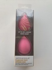 Japonesque Flawless Face Sponge Duo Pink Boxed Set