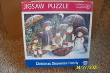 Christmas Snowman Family 100 Piece Puzzle - New in Box - Factory Sealed