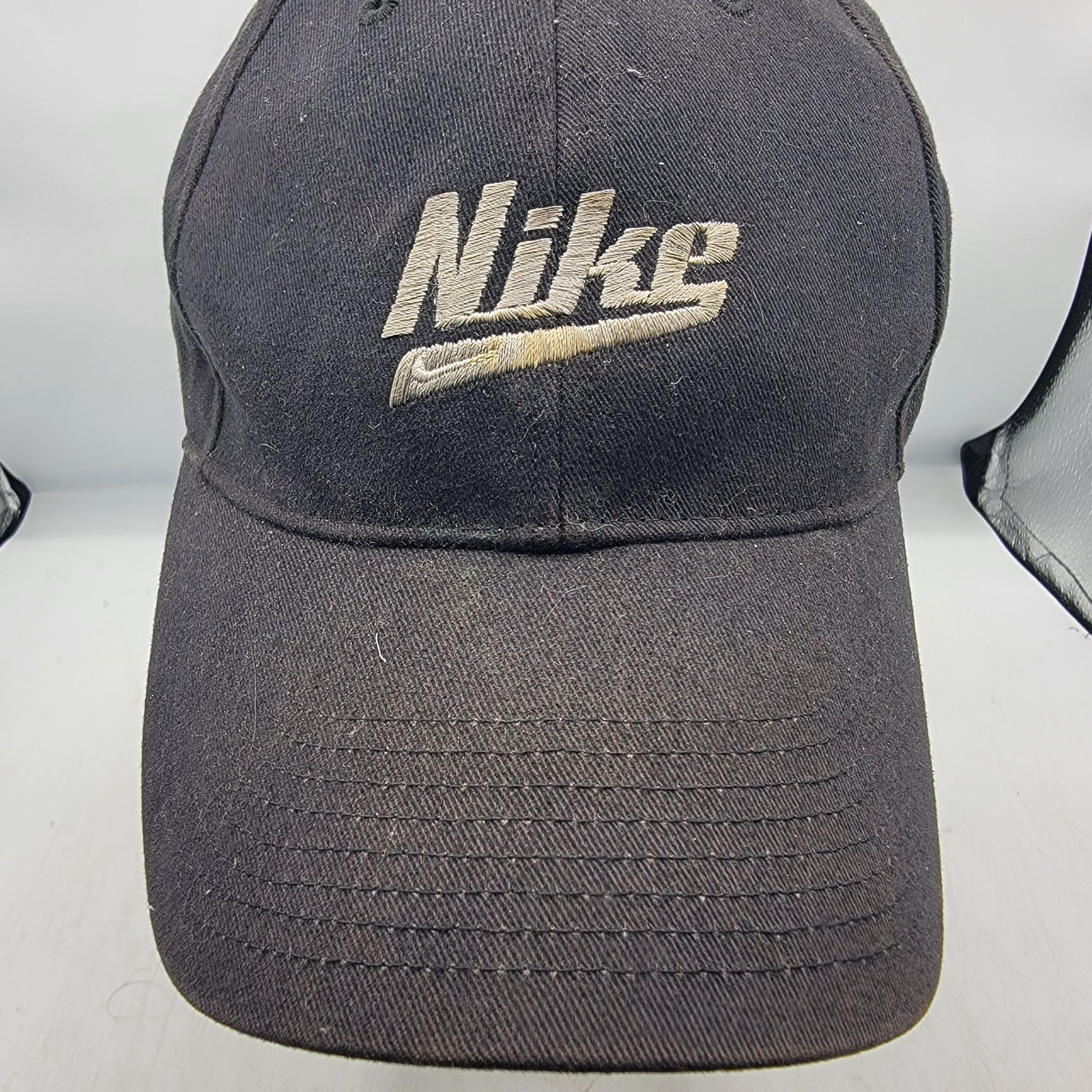 Nike Strapback Adjustable Baseball Hat Cap Black … - image 5