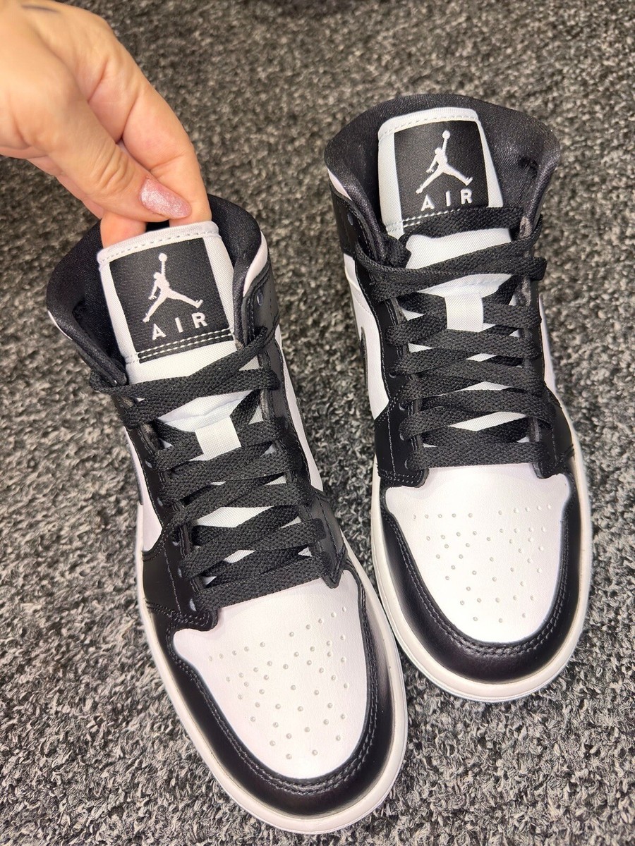 Nike Air Jordan Mid Womens Fashion Trainers in White Black UK