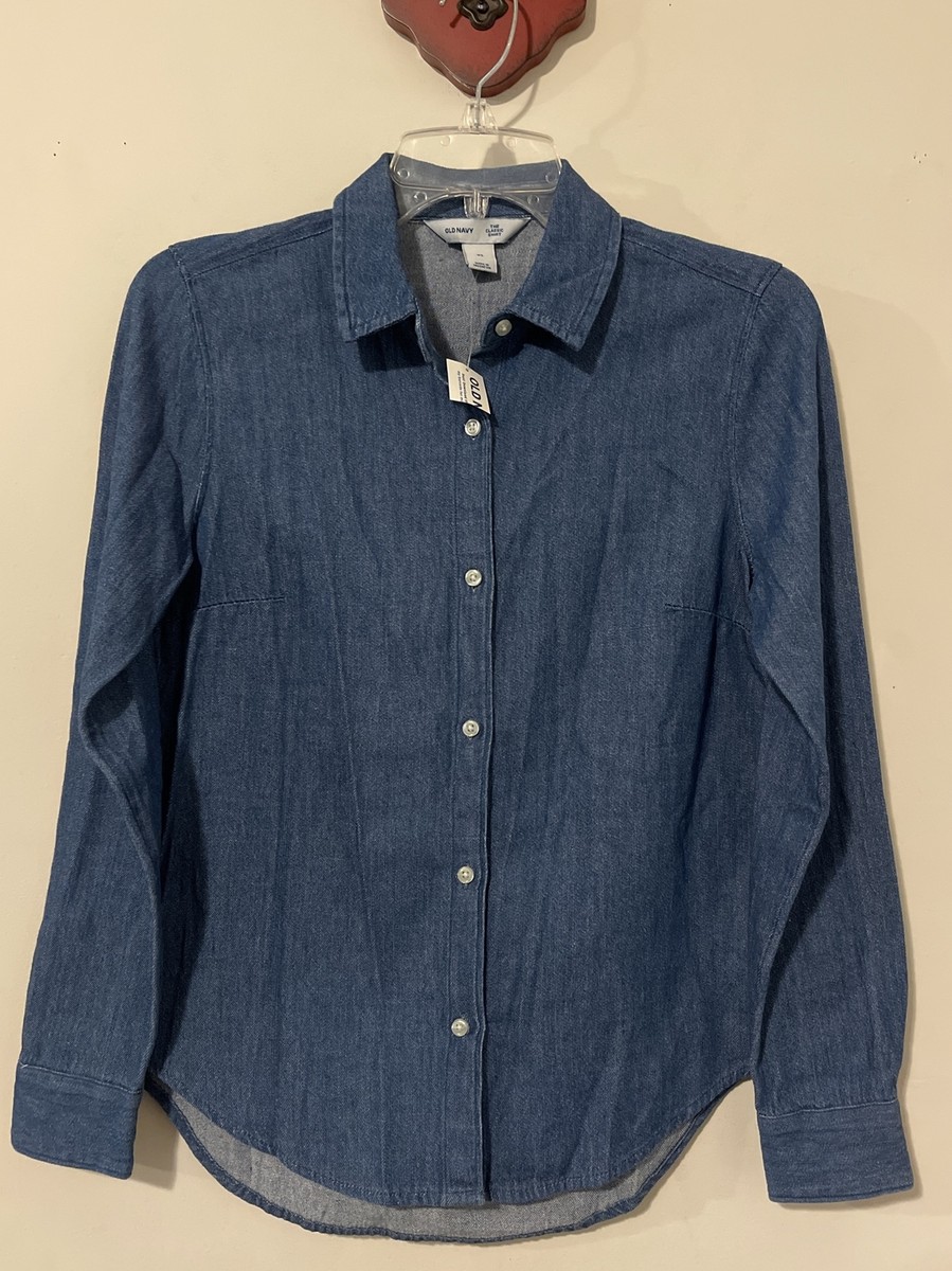 mens denim dress shirt Mavi Men's Long Sleeve Button-Up Shirt In Rinse