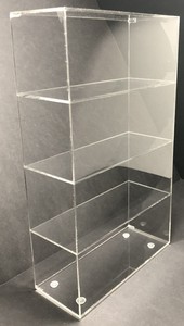 Acrylic Cabinet Counter Top Display Showcase Box 12 X9 1 2 X16