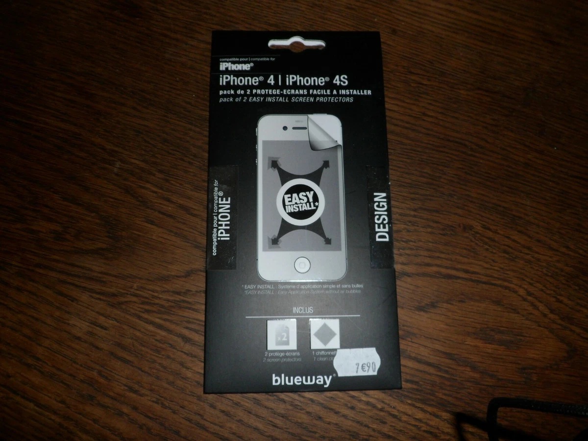 kwmobile Coque Compatible avec Apple iPhone 4 / 4S - Coque étui de Protection en Silicone - Noir-Blanc
