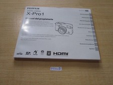 Instruction manual for Fujifilm X-Pro1 Camera. Spanish.