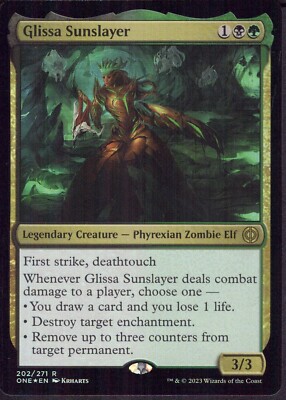 Glissa Sunslayer (Foil) Phyrexia: All Will Be One - Magic MTG Pack Fresh