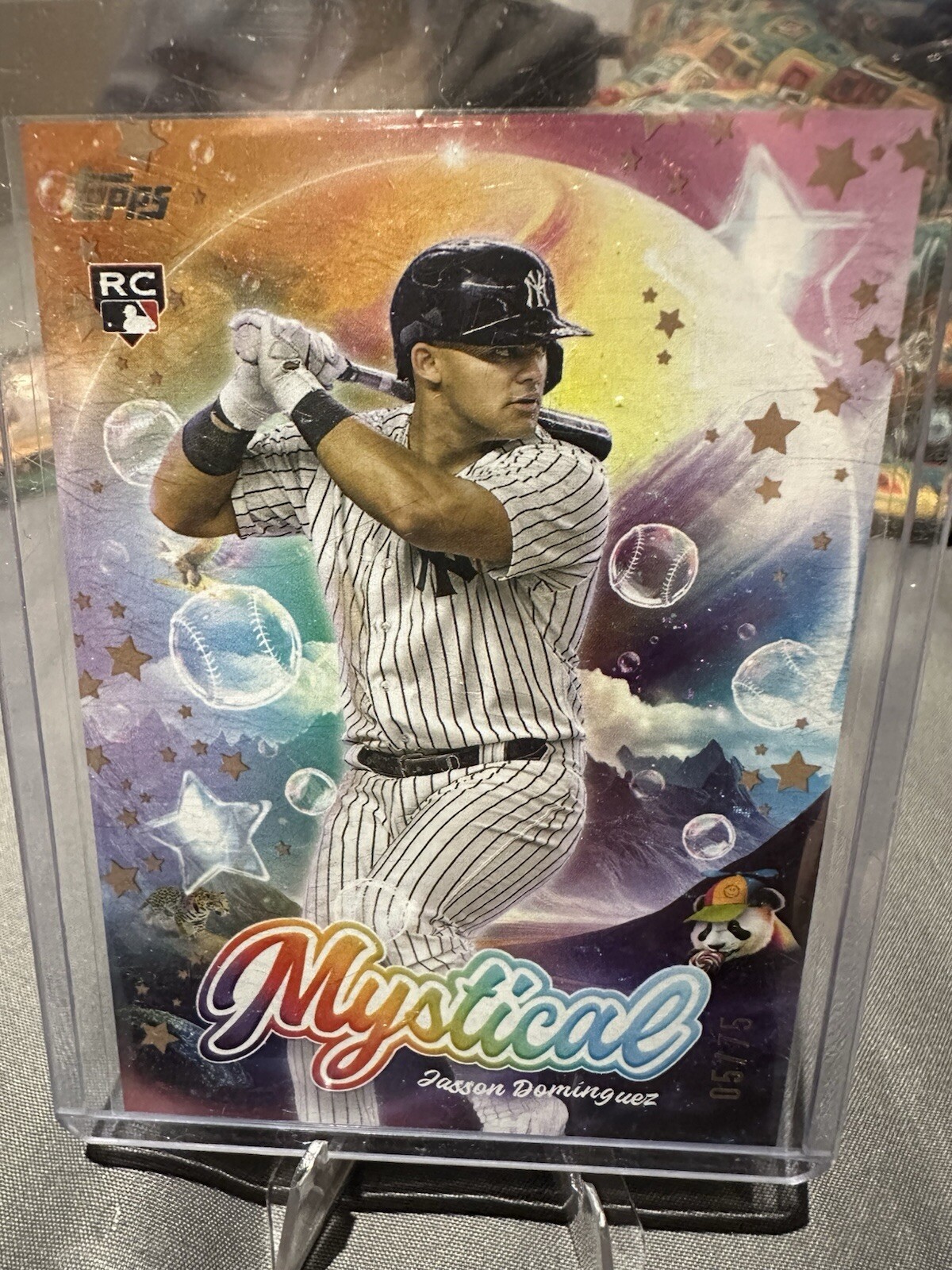 2024 Topps Update Jasson Dominguez SP Gold #d /75 #MYS-7 Mystical RC Yankees