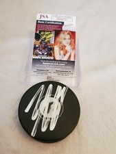 ZAYDE WISDOM signed FLYERS puck JSA COA