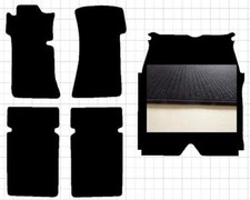 Kofferraummatte Fußmatten passend für Mercedes 300 SEL W109 langmodell