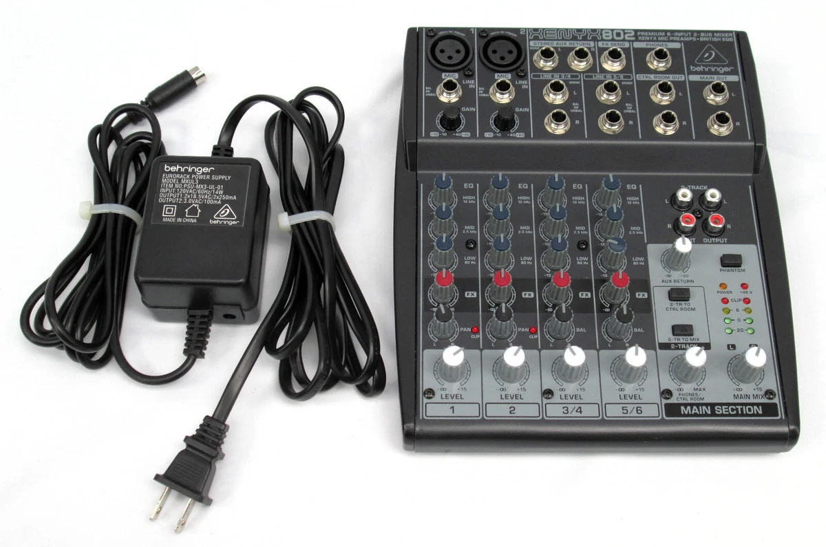 Behringer Xenyx 802 Mixer for sale - eBay