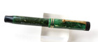 VINTAGE PARKER DUOFOLD JUNIOR FLATTOP JADE GREEN FOUNTAIN PEN 1928'