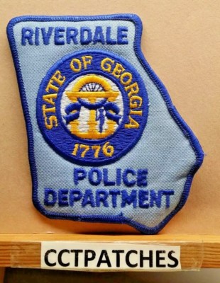 RIVERDALE, GEORGIA POLICE SHOULDER PATCH GA | eBay