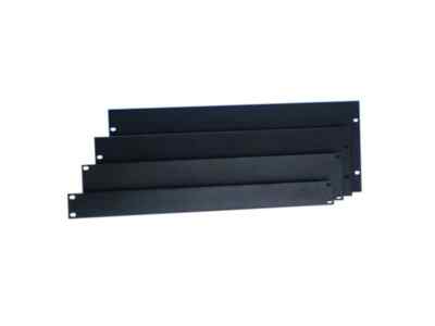 Adam Hall 19'' Parts 8721 - Rackblende 1 HE Aluminium schwarz