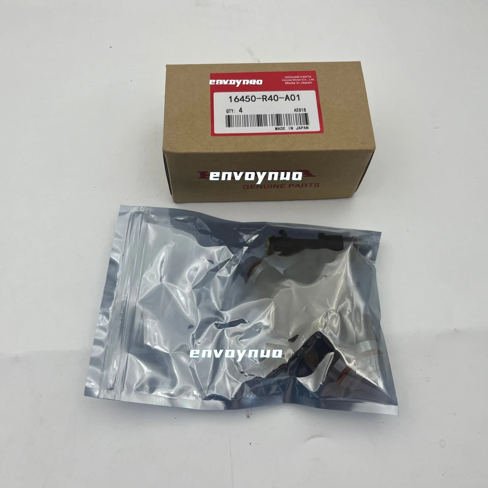 4X Fuel Injectors 16450-R40-A01 For 08-15 Honda Accord Civic Acura ILX 2.4L Foto 3 de 4