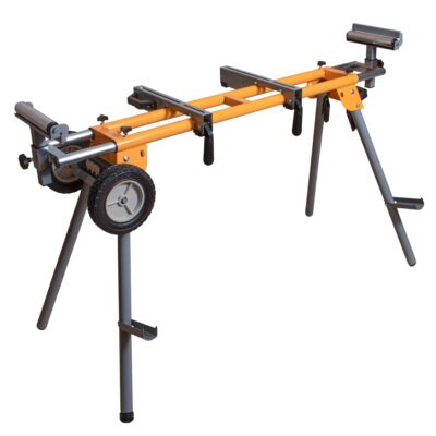 Portable Miter Saw Stand w/ Quick-release Mounting Brackets, 330Lbs Load Capa...