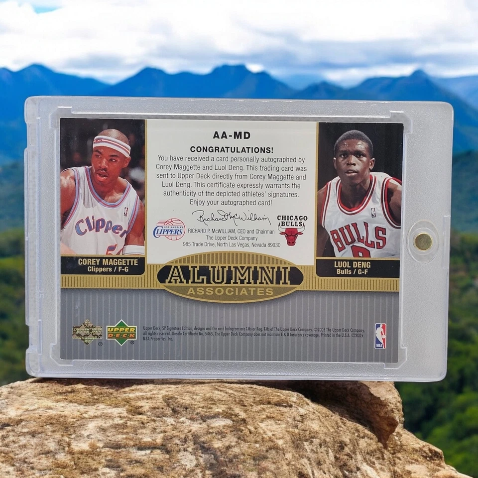2004-05 Upper Deck Duke Univ Alumni Associates Luol Deng Corey Maggette #095/100 Foto 2 de 2