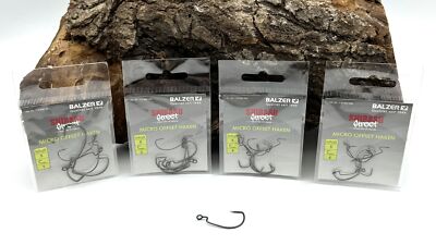 Balzer Shirasu Street Micro Offset Haken Gr. 1 2 4 6 je 5 Stück Streetfishing