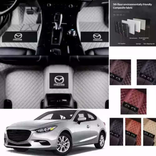 For Mazda 2 3 5 6 Car Floor Mats Custom All Weather Carpets Waterproof Liners - Imagen 5 de 39