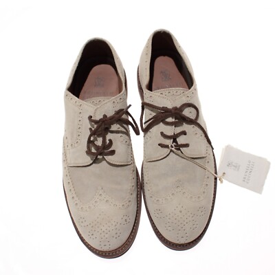 Brunello Cucinelli NWB Suede Derby Shoes Size 42 9 US in  display picture 3