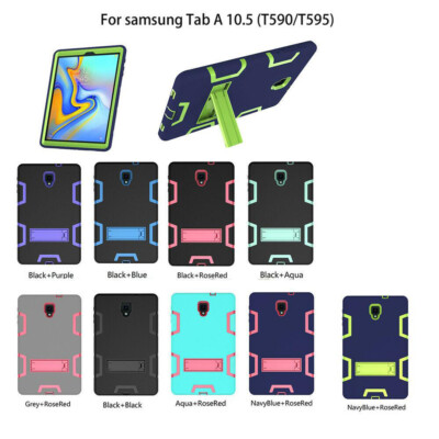 For Samsung Galaxy Tab A 10.5 T590/T595 Heavy Duty Shockproof Stand Case Cover