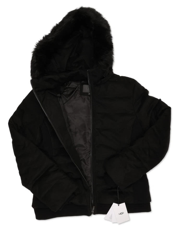 Chaqueta acolchada de lana negra Talia negra talla mediana UGG 257979 para mujer Foto 2 de 4