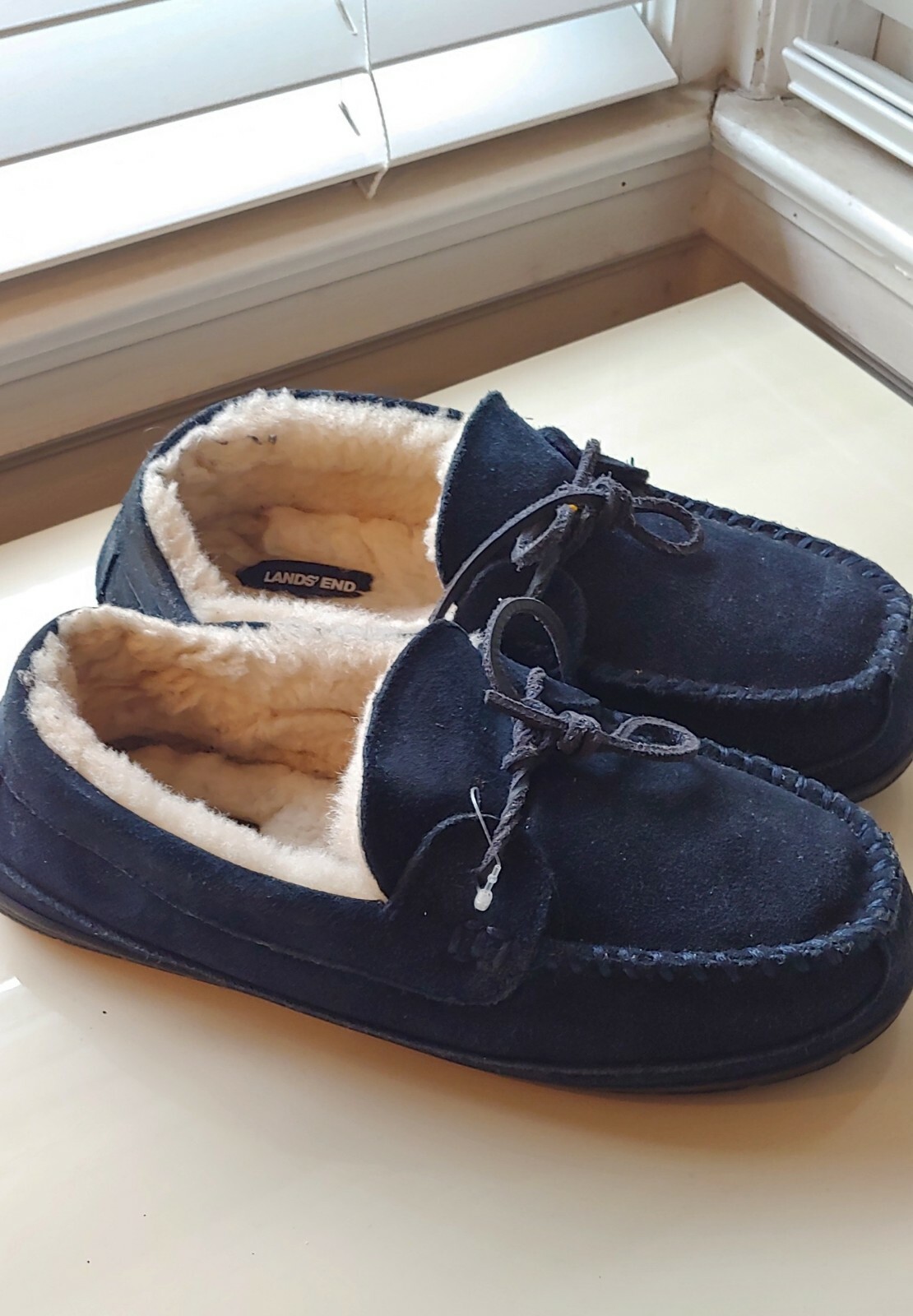 Shearling Moccasin Slippers Size 9 M 